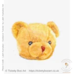 Teddy Bear drawn in coloured pencil
